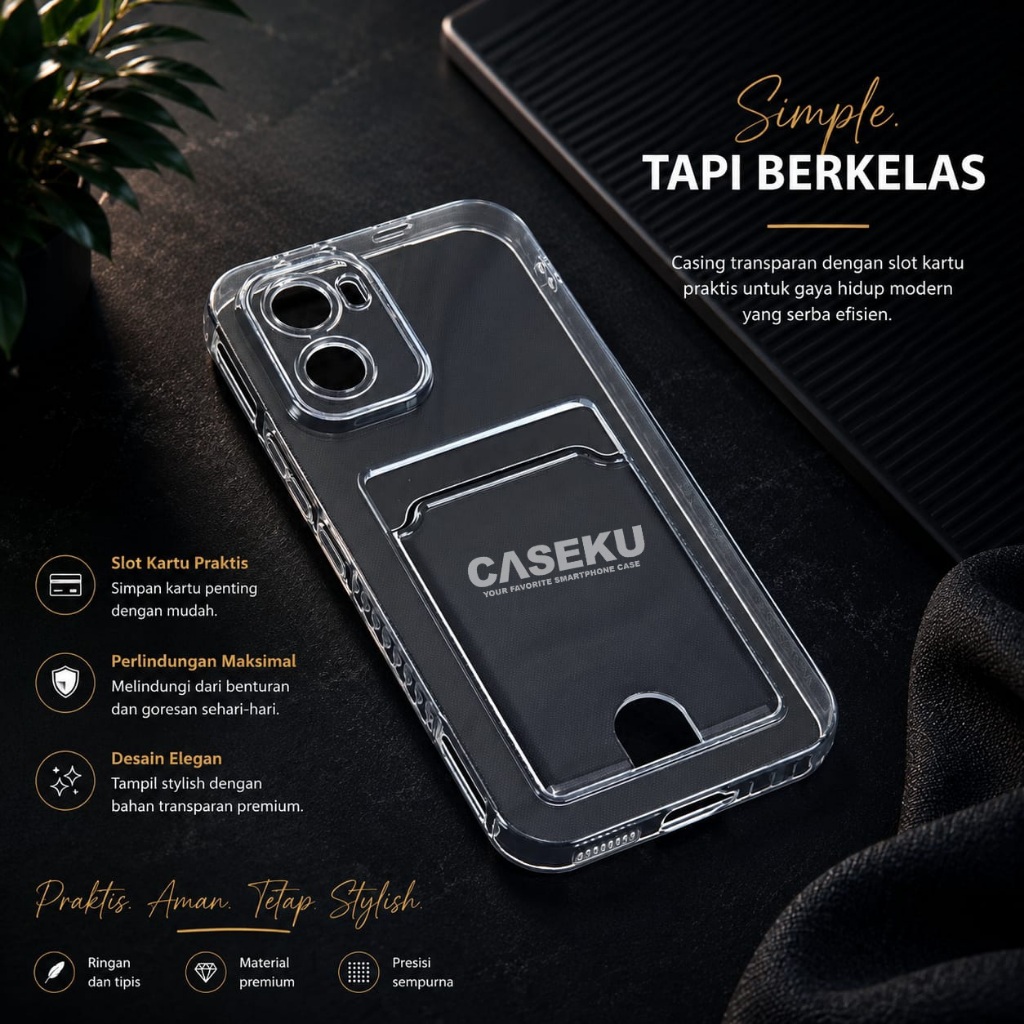 Infinix GT 50 Pro Infinix GT 30 Infinix GT 30 Pro Card Case Clear / Clear Card Slot Case GT 50 Pro G