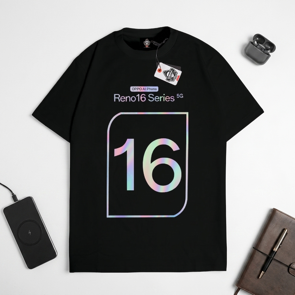 KARIMAKE เสื้อยืด Distro Gadget OPPO RENO 16 RENO16 SERIES Handphone