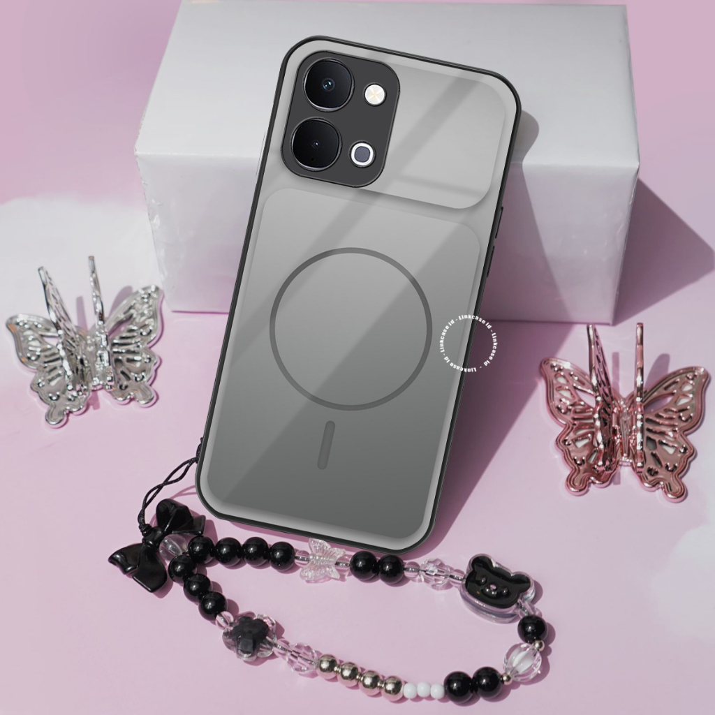 GANTUNGAN HP Softcase Glass + สายคล้องสําหรับ Vivo Y31d Y500i Y31d Pro ล่าสุดเคสโทรศัพท์กล้องป้องกัน