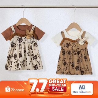 dress anak perempuan Import dress bayi perempuan 0 6 bulan smocked dress anak  korean style Dress Cantik dan Nyaman 0-3 Tahun