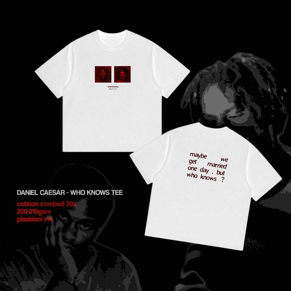 KATUN Lirica World - Daniel Caesar Who Knows Tee Boxy Shortsleeve Cotton 20s
