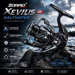reel SW zorro xevius power handle