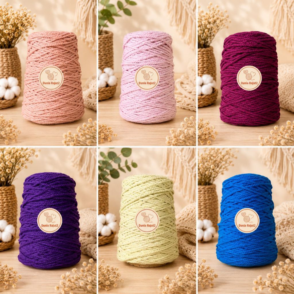 KATUN Cotton Rope/Monura Rope 3MM และ 4MM 500 กรัม (ตอนที่ 2)