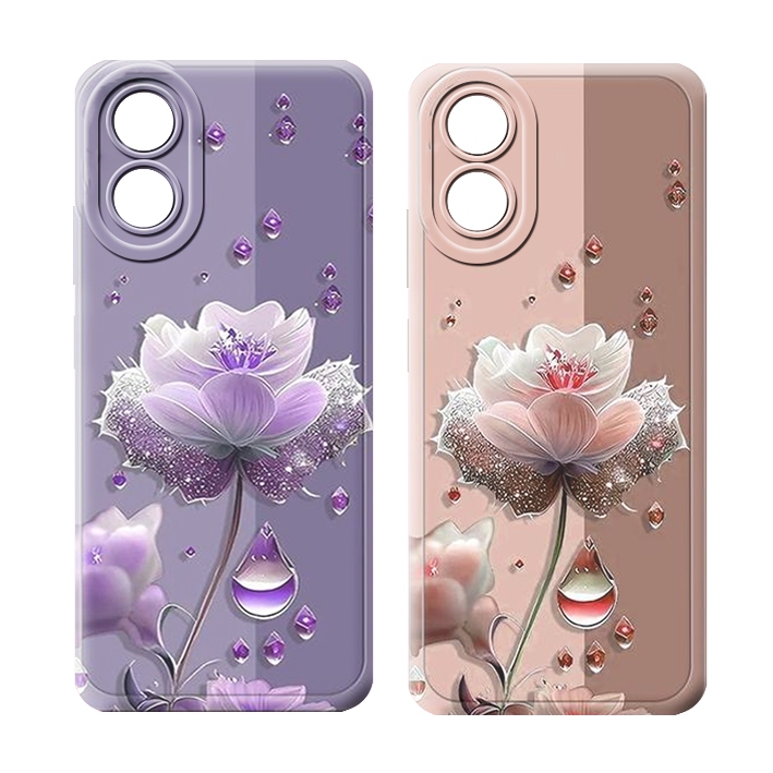 HP [306] OPPO A18 A38 A17 A17K A58 4G/A58 5G A78 4G/A78 5G A79 5G A98 A16K A16E เคสดอกไม้ความงามล่าส