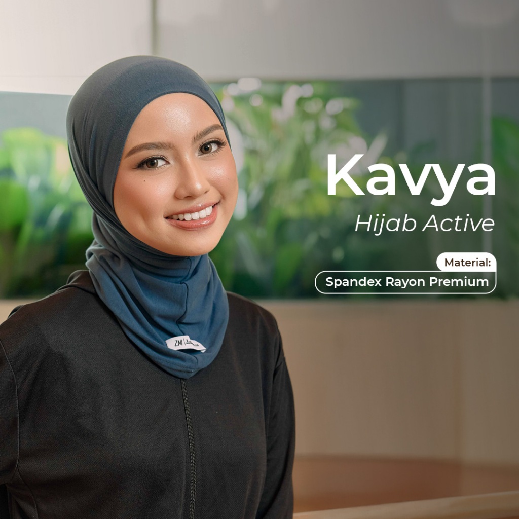 ZM Zaskia Mecca - Kavya Hijab Instant Plain Active Wear