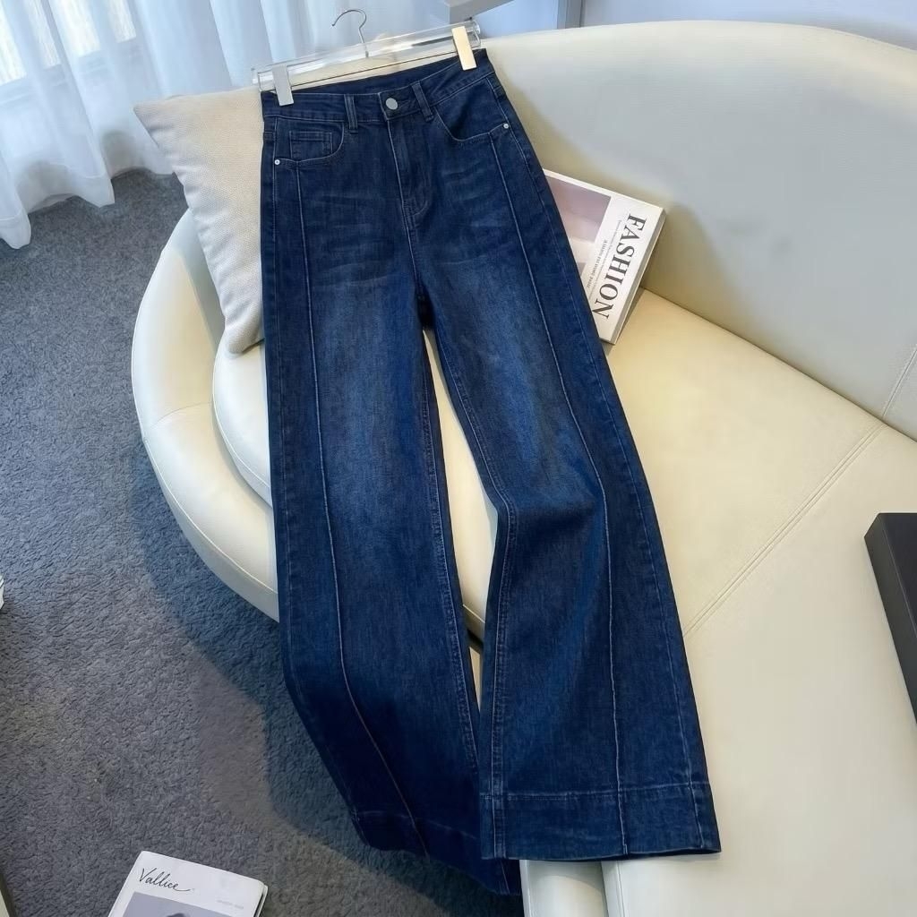 Highwaist Vintage Womens Baggy Jeans//กางเกงยีนส์ผู้หญิงล่าสุด//กางเกงยีนส์Beggy กางเกงขากว้าง