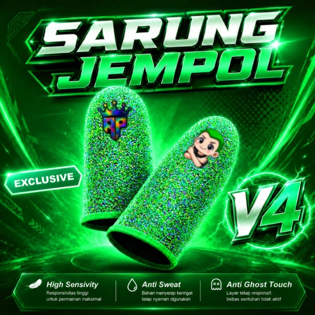 Omped Visual X AP King V4 Super Response Premium Game Thumb Cover