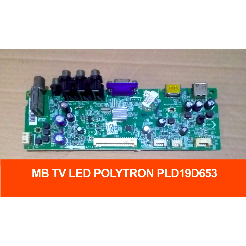 MB - POLYTRON 19 INCH LED TV เมนบอร์ด TYPE PLD19D653