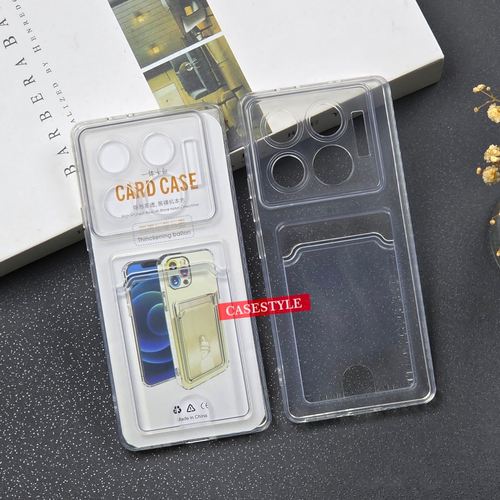 Infinix GT 20 Pro Clear Card Case Card Slot เคสใส Infinix GT 20 Pro CaseStyle