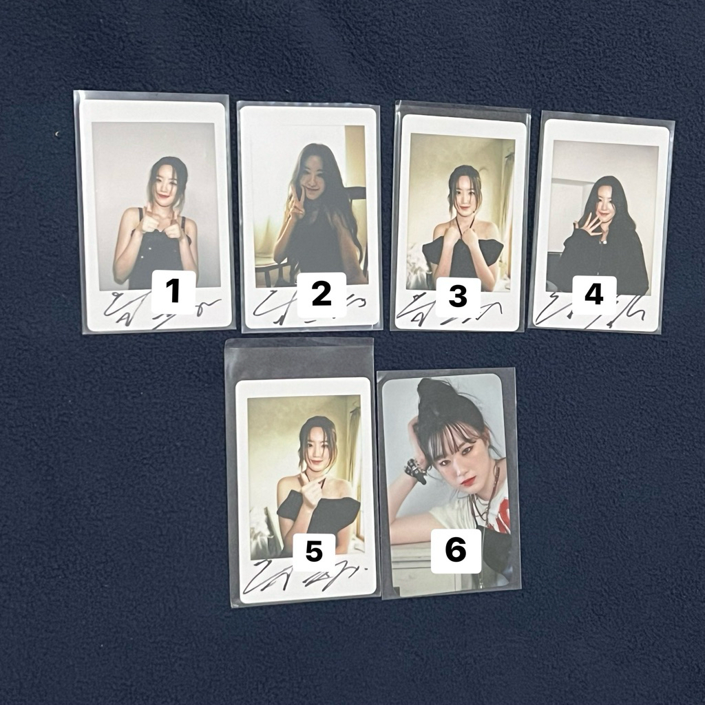 Photocard (PC) Yeh Shuhua I-DLE อย่างเป็นทางการ (G)I-DLE GIDLE POCA