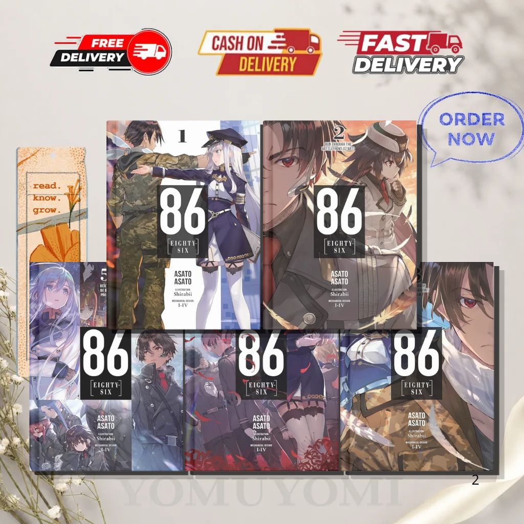 ไลท์โนเวล 86 Eighty Six Vol 1–13 โดย Asato (ภาษาอังกฤษ)