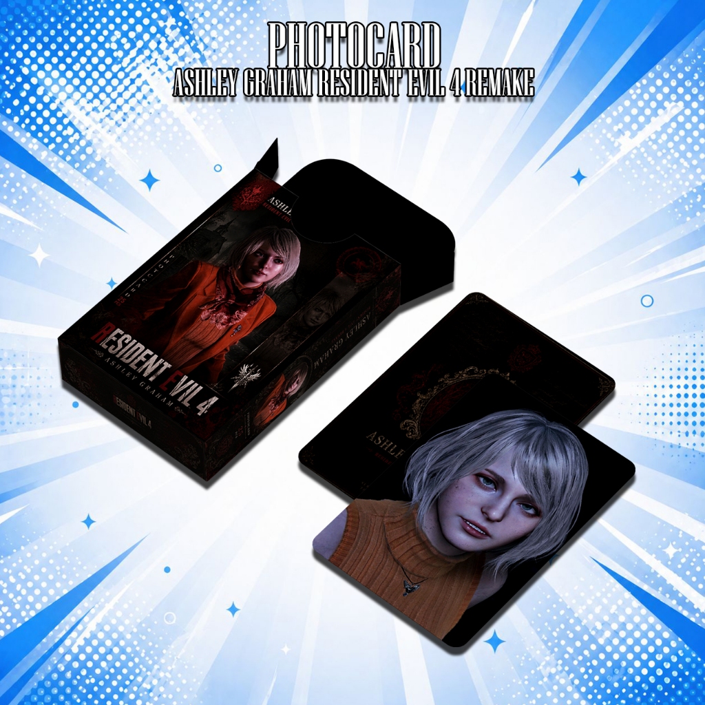 ชุดโฟโต้การ์ด ASHLEY GRAHAM เกม RESIDENT EVIL 4 REMAKE PREMIUM 25 ชิ้น