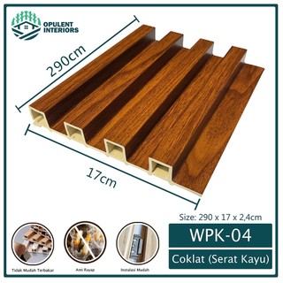 2.9meter x17cm Wall Panel Dinding Kamar Wall Panel Pvc Wpc Wall Panel Wood Panel Wallpanel Dekorasi