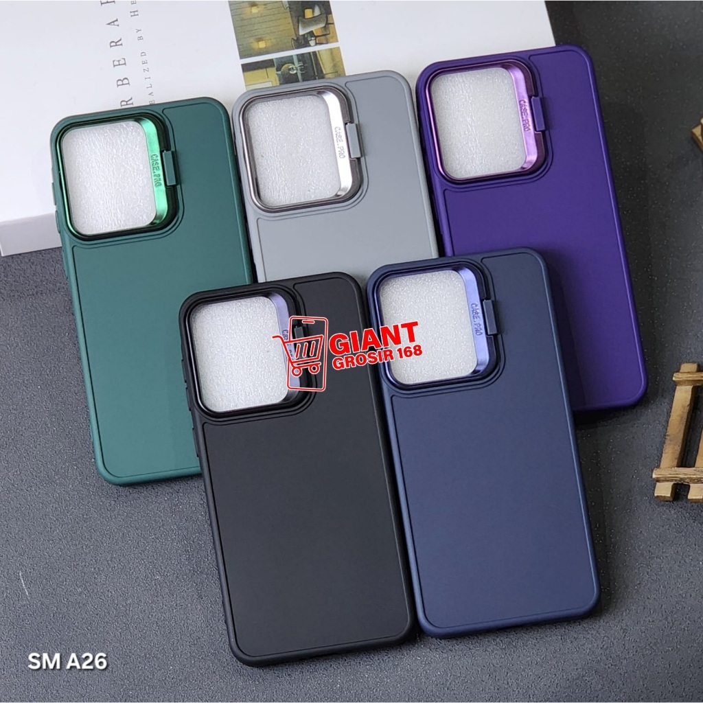 Samsung A26 Softcase Macaron Stand Ring Camera Case Samsung A26