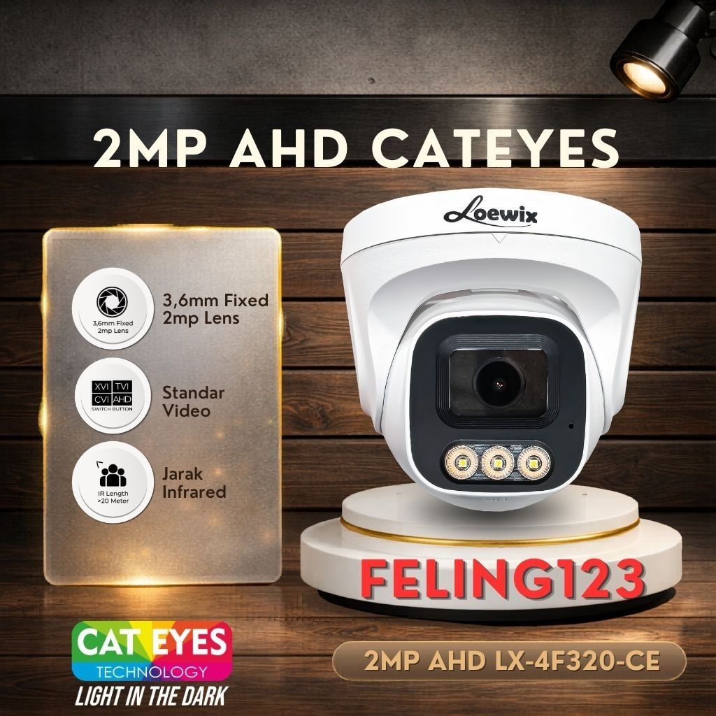 LOEWIX LX-4F320-CE 2MP 1080P FULL COLOR INDOOR COLORVU กล้องวงจรปิด