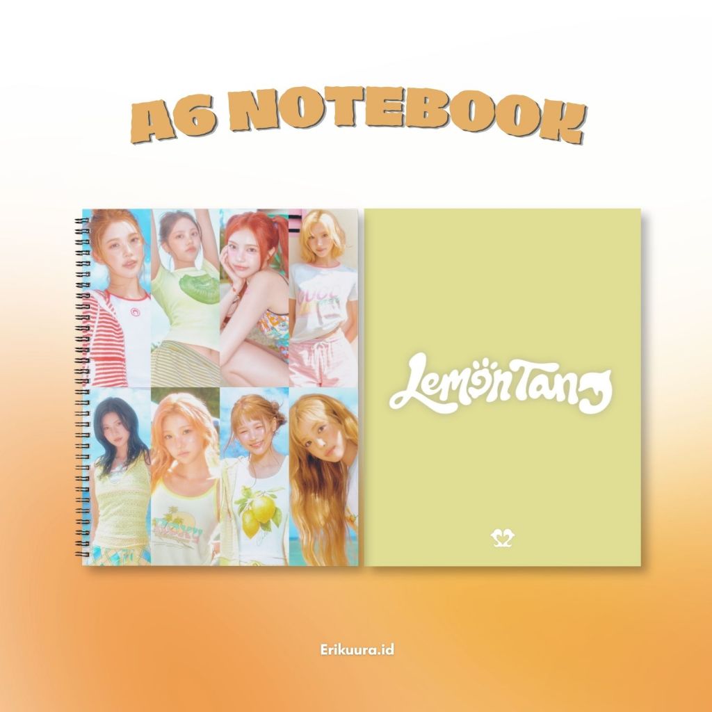 A6 หมายเหตุ S2U LEMON TANG BOOK หมายเหตุโน้ตบุ๊ค IDOL KPOP UNOFFICIAL CARMEN JEWOO YUHA IAN