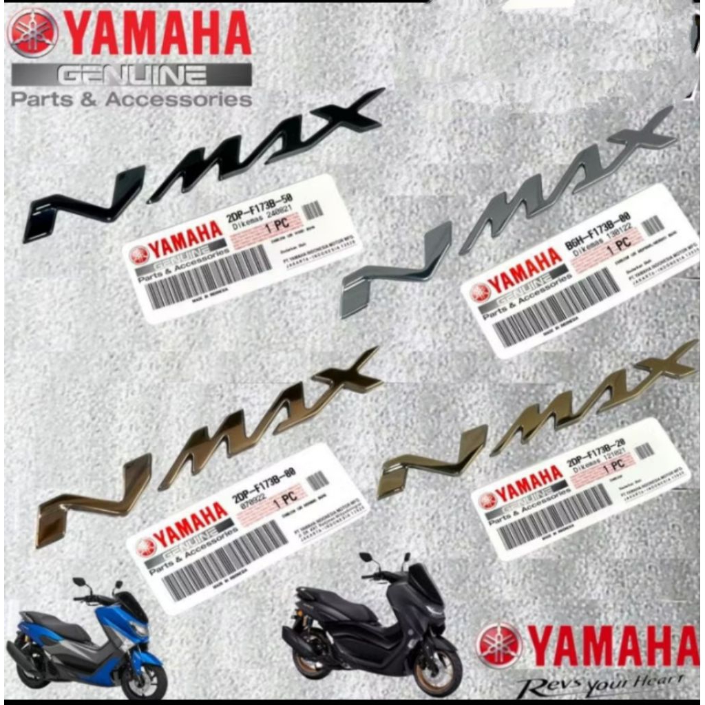 3D EMBLEM 2DP/B6H-F173B - 3D EMBLEM LOGO STICKER NMAX OLD NMAX NEW 155 ORIGINAL YAMAHA PART
