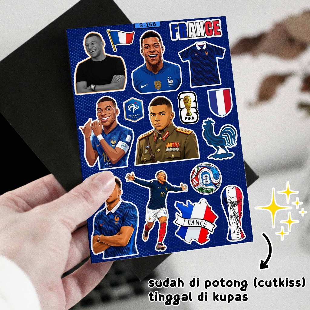 Mbappe France The Dictator Kylian Mbape Football สติ๊กเกอร์กันน้ํา