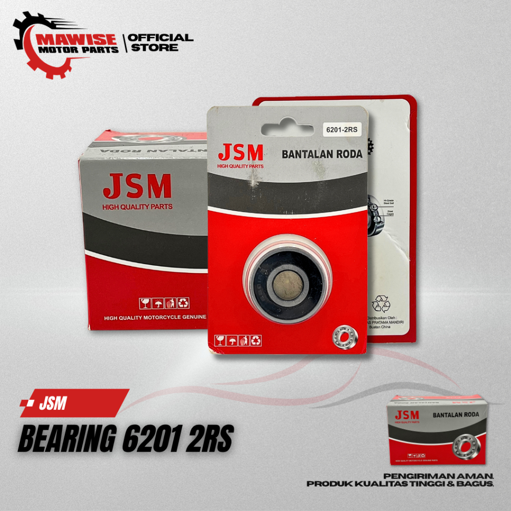 แบริ่ง 6201 2RS (JSM) - แบริ่ง LAKER LAHER JSM 6201-2RS