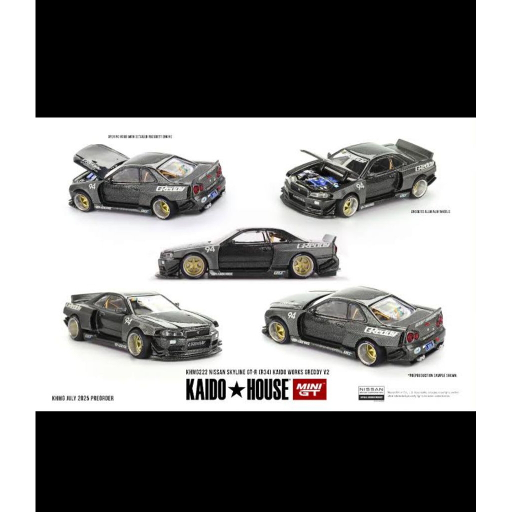 KAIDO HOUSE R34 GRADEDY KHMG 222 คาร์บอน
