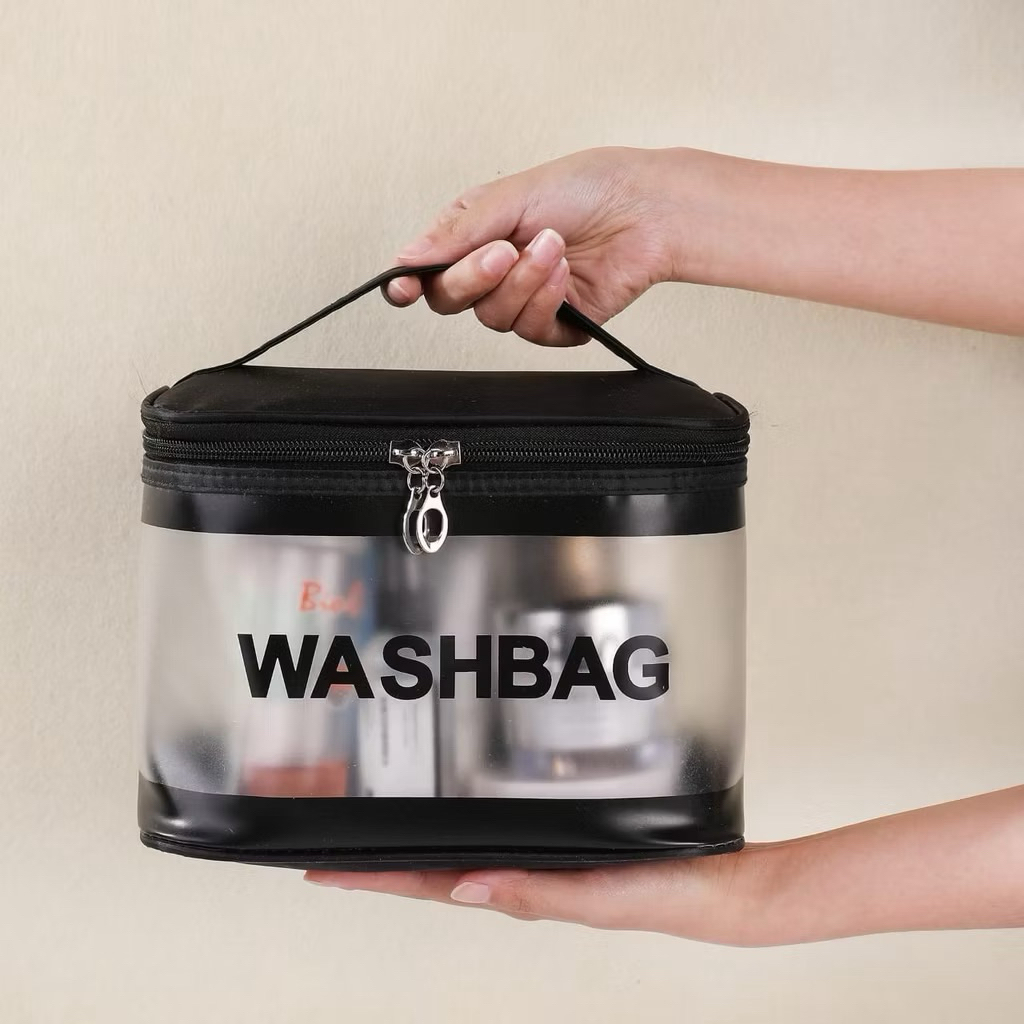 TRANSPARENT COSMETIC BAG WASHBAG POUCH WATERPROOF COSMETIC BAG WASHBAG MAKE UP