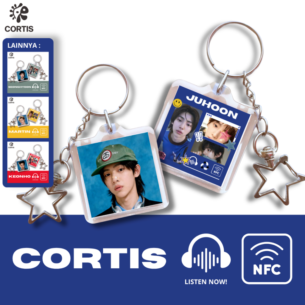 พวงกุญแจ Cortis Fanmade NFC พวงกุญแจ K-Pop Cortism แบบกําหนดเอง