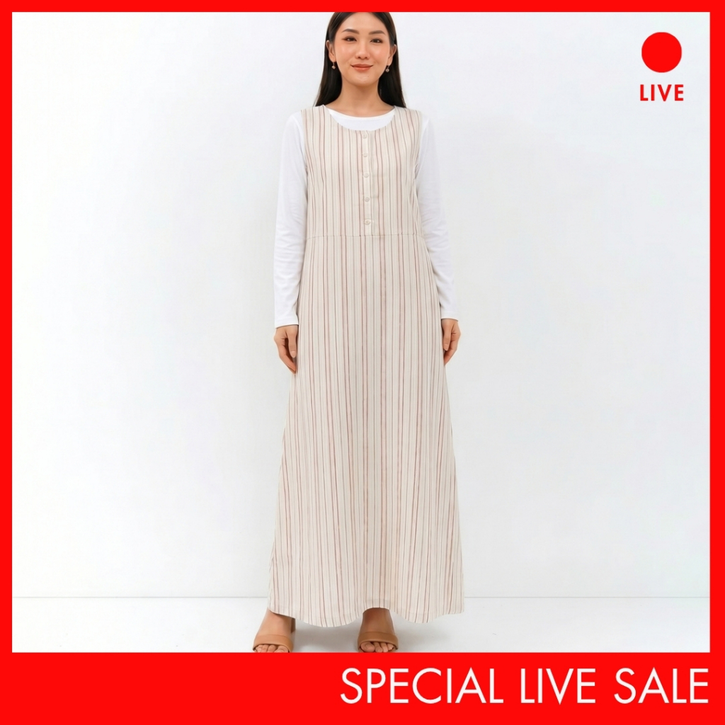 [CLEARANCE] Special Live Sale C2 Amesa Ecru Womens Overalls