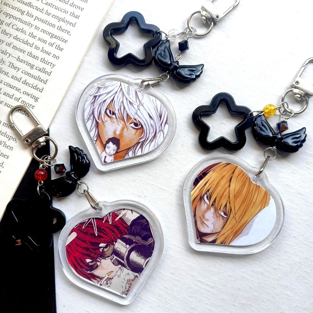 กระเป๋า CHARM/BEADS KEYCHAIN DEATH NOTE LOVE