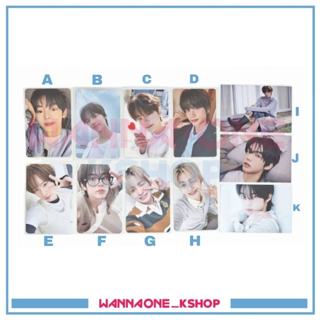 Photocard อย่างเป็นทางการ tws ขนาดกะทัดรัด shadowu dohoon youngjae hanjin jihoon kyungmin