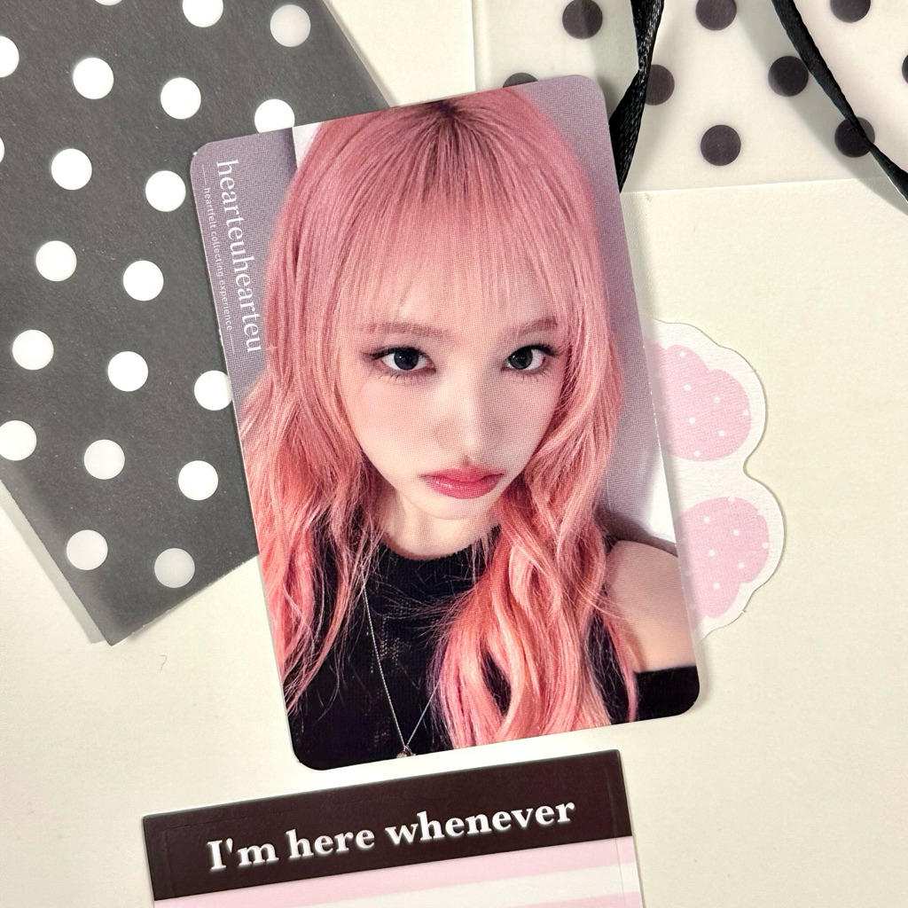 Hearteuhearteu [READY STOCK] IVE Liz Official Photocard จาก 70,000 ได้รับรางวัล Benefit MINIVE POP U