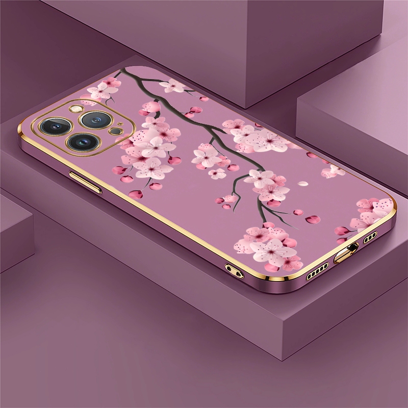 เคสซิลิโคนอ่อนนุ่มสําหรับ OPPPO A6X F31 5G A6 Pro Reno 15 FS 15F 14F A71 A5X ฝาครอบกันกระแทกชั้นดอกไ