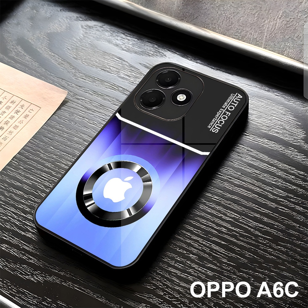HP เคส Oppo A6C ใหม่ล่าสุด - Oppo A6C Glass Softcase - เคส Oppo A6C - เคสโทรศัพท์ Oppo A6C - ซิลิโคน