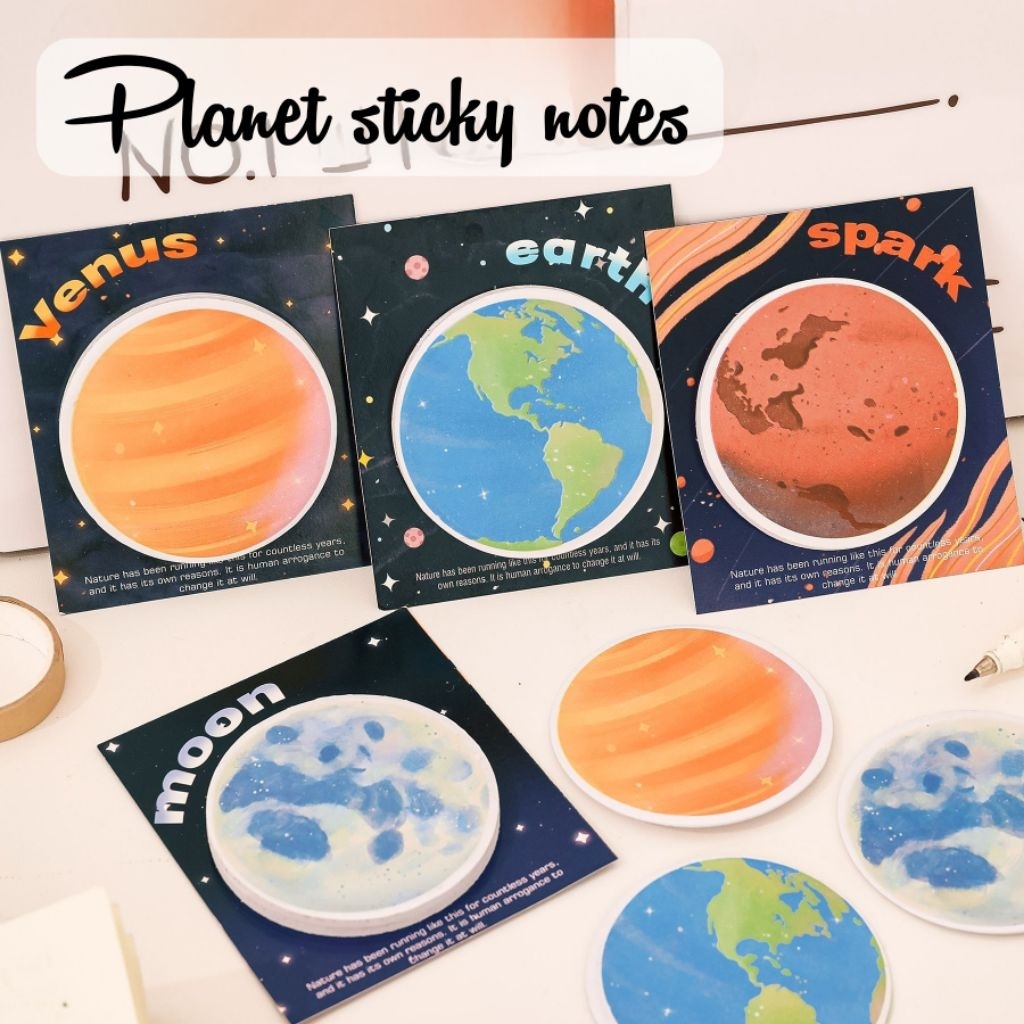 Planet CUTE STICKY NOTE SPACE ASTRONOUT CUTE / Memo Note MM-33