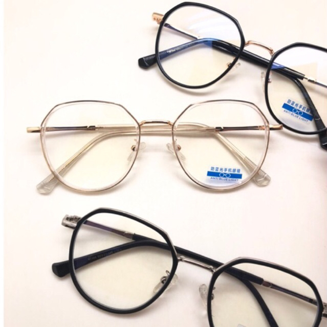 แว่นตา Unisex - หกเหลี่ยม 87306 - ab Minus/cyl/plus