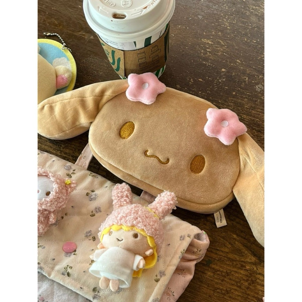 [PREORDER] Sanrio Mocha Makeup Pouch & Pencil Case (Cinnamoroll)