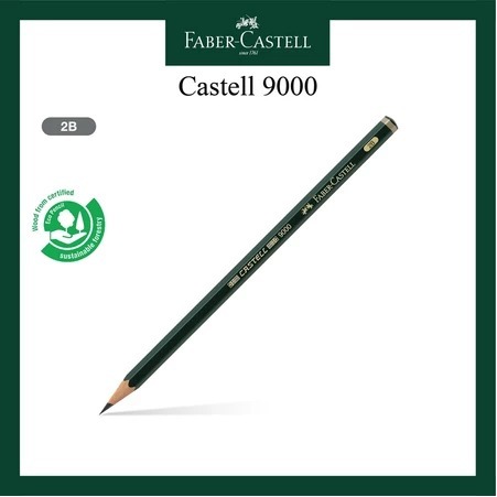 [PCS] FABER-CASTELL 9000 HB / 2B / 8B PENCIL