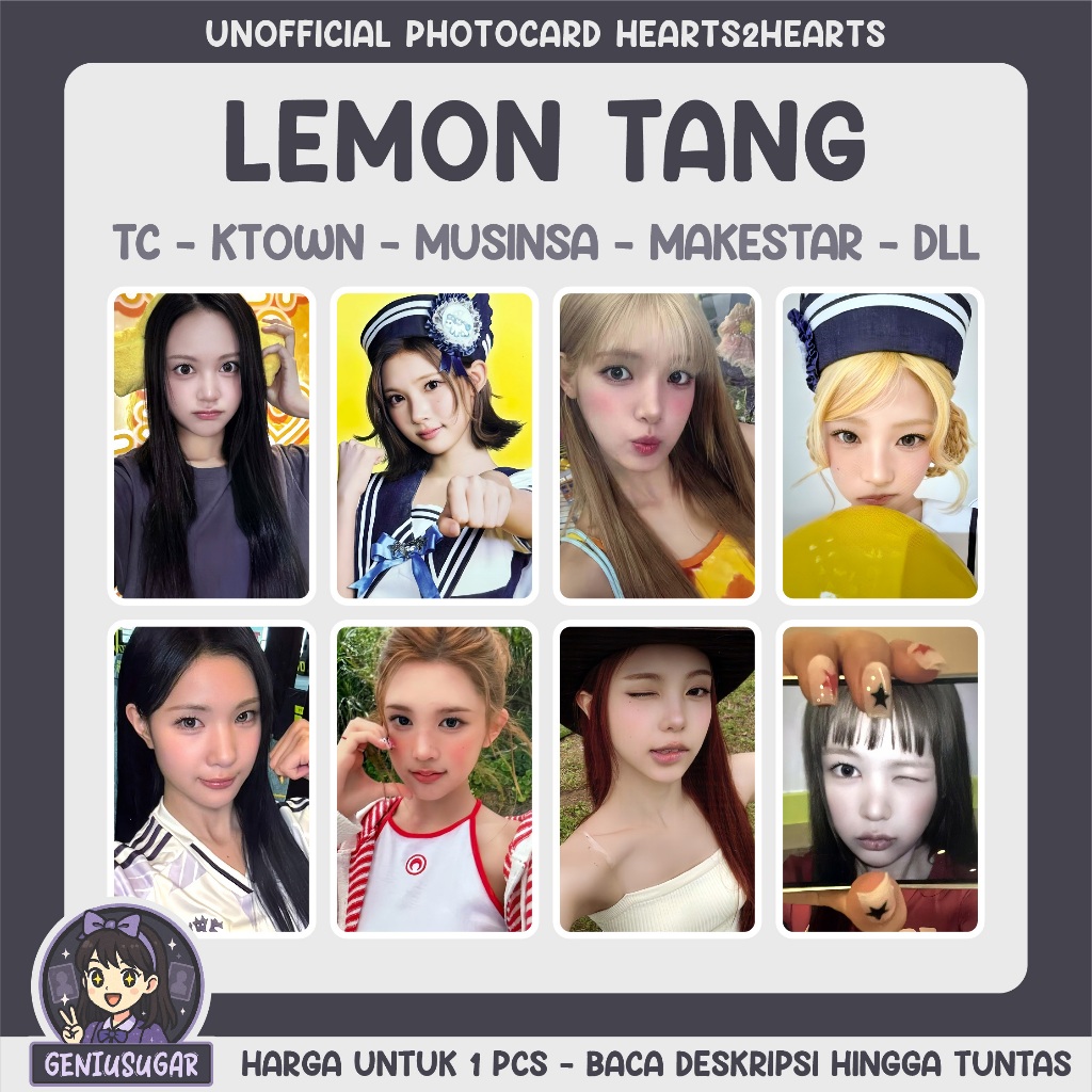 [HEARTS2HEARTS] LEMON TANG [2] โฟโต้การ์ดอย่างเป็นทางการ
