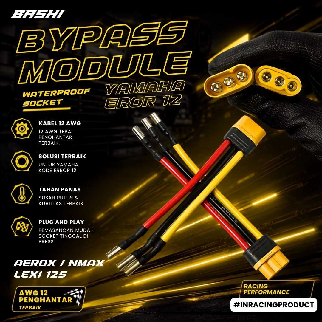 BASHI YAMAHA ERROR BYPASS โมดูล YAMAHA CODE 12 AEROX NMAX LEXI 125 BEB26-Y