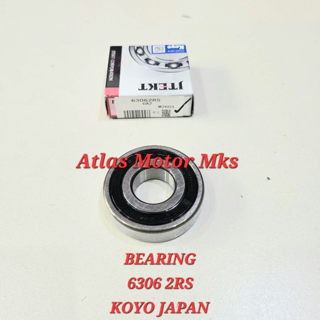 [1PC][6306 2RS KOYO JAPAN] LAHARTE BEARING LAKER 6306 2RS REAR WHEEL RUBBER CAP S88 / S89 - ORIGINAL
