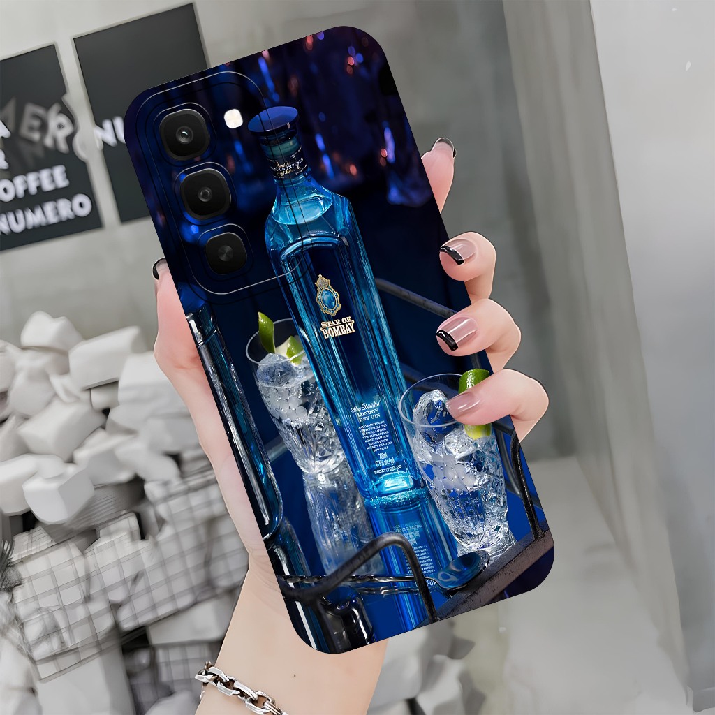HP [ YN CASE ] Softcase Pro Camera - Realme C100 4G / C100i 4G / C100x 4G - Drink Motif - อุปกรณ์เสร