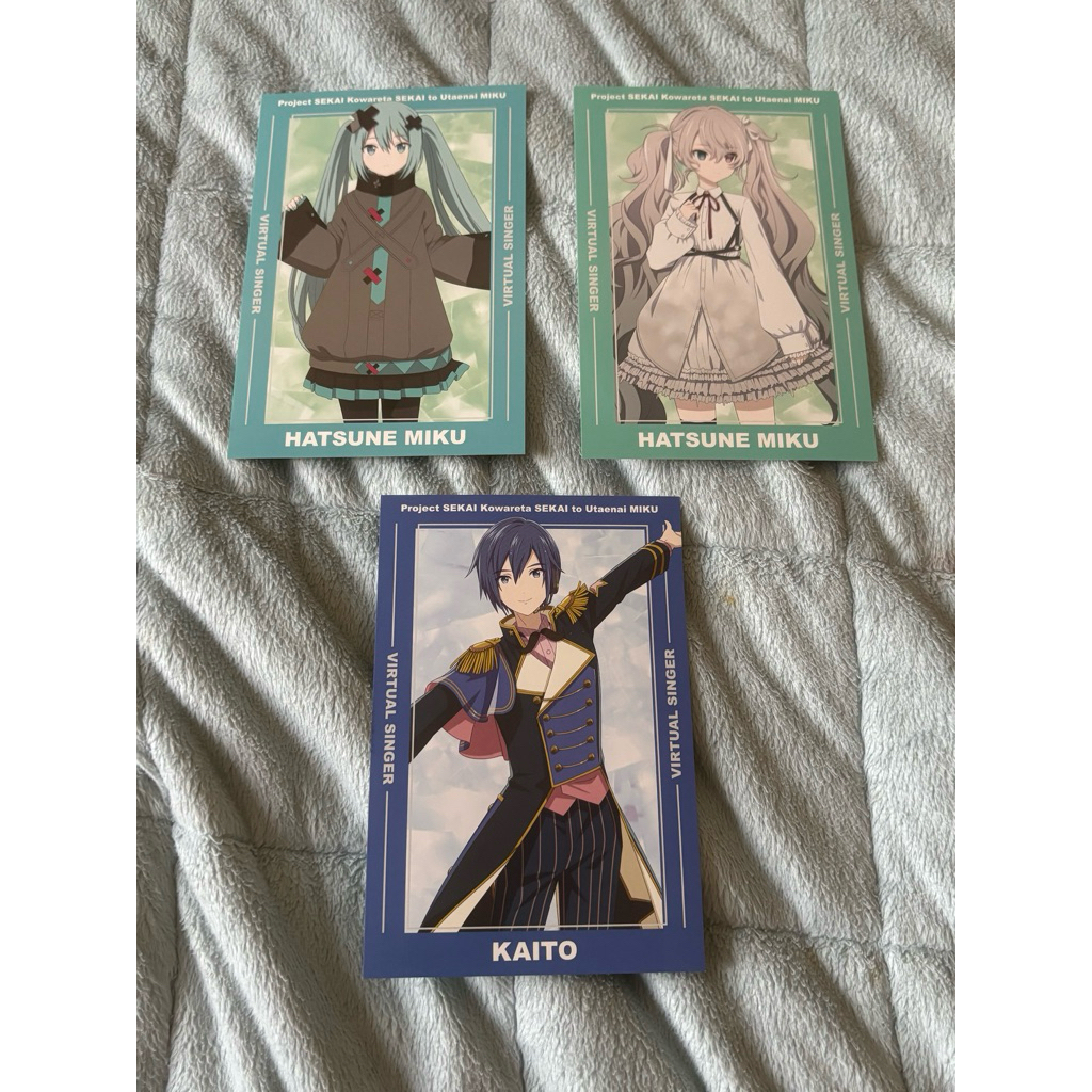 PRSK Project Sekai โปสการ์ดหนัง Niigo Miku WxS Kaito
