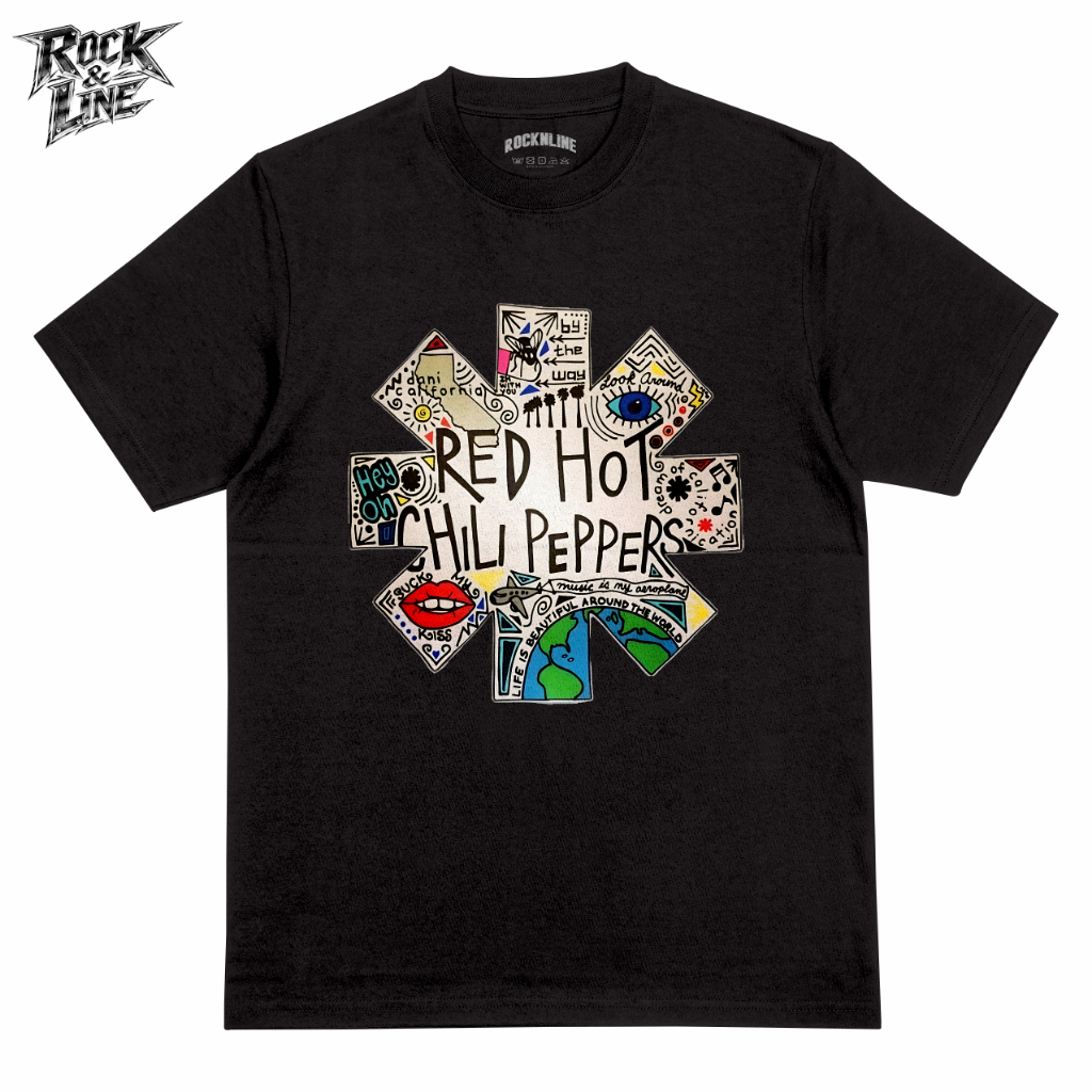 RHCP - เสื้อยืดวงพรีเมี่ยมทําจากผ้าฝ้ายหวี 24s