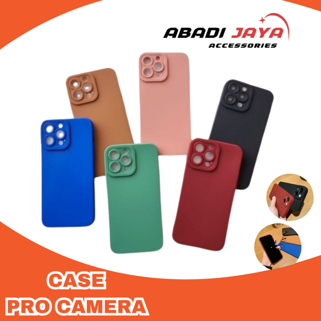 CASE ITEL A60/A70/P40/S23/S23+/TECHNO POVA NEO 3/POVA 5 /POVA 5 PRO - CASE PRO CAMERA - SOFTCASE PRO
