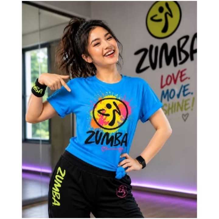 ZUMBA ผู้ใหญ่รองเท้ากีฬาผู้หญิง FITNESS ZUMBA โลโก้สีผ้าฝ้าย COMBAD30S