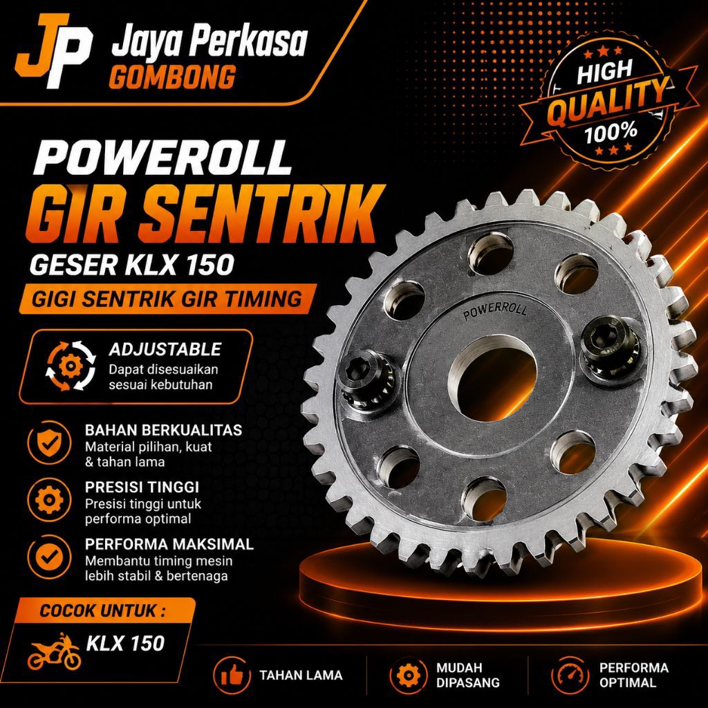 POWEROLLA SLING CENTRIC GEAR KLX 150 CENTRIC GEAR TIMING GEAR KLX 150 ADJUSTABLE KLX 150 KLX 150 L K