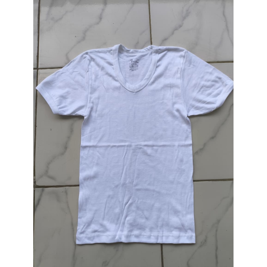 KATUN เสื้อกล้ามผู้ชายสีขาว Oblong 7Swans Rider Factory Reject ผ้าฝ้าย 100%
