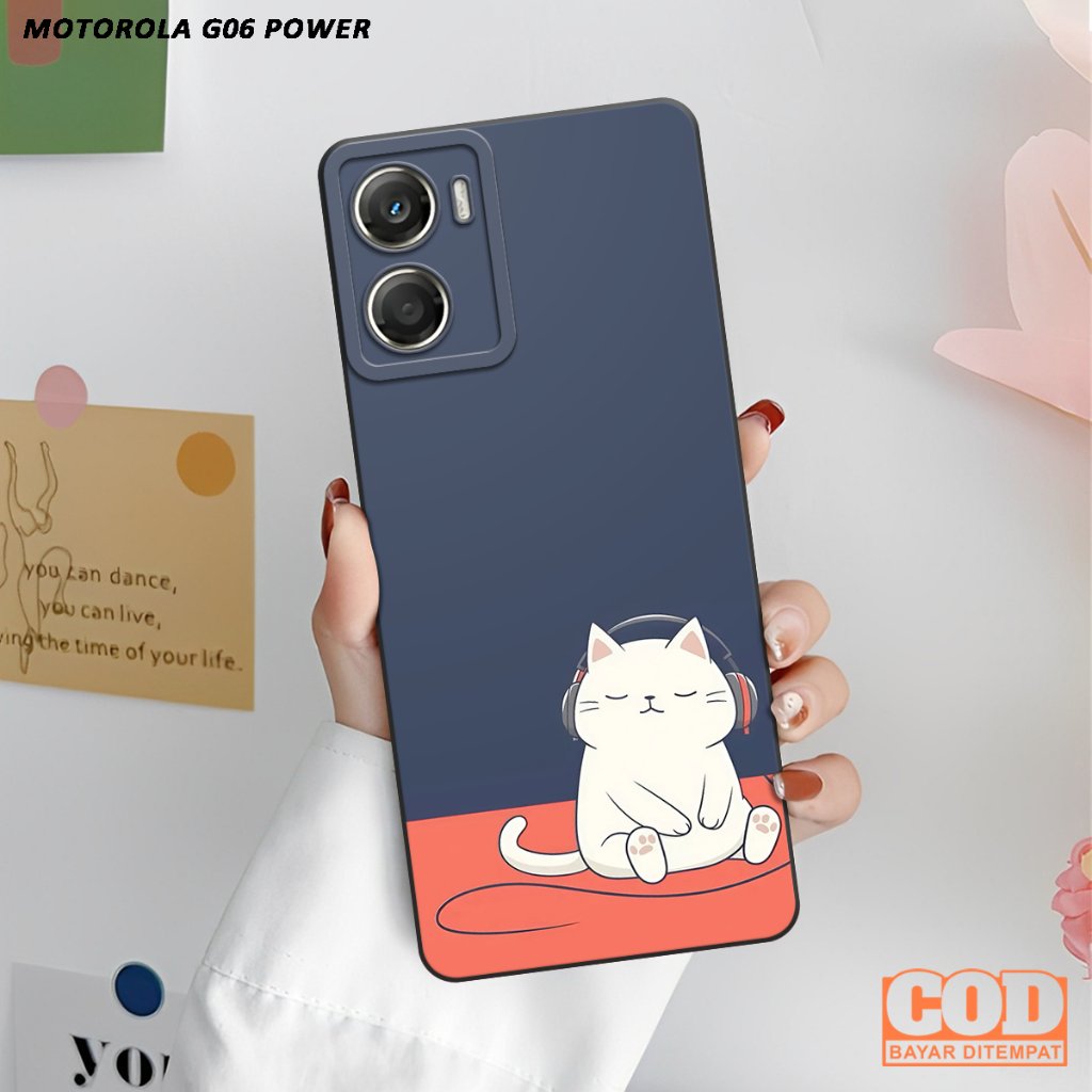 เคสซิลิโคนสําหรับ MOTOROLA G06 POWER / MOTOROLA G45 ปกป้องกล้อง Slim Armor Softcase ยืดหยุ่นกรณีและผ