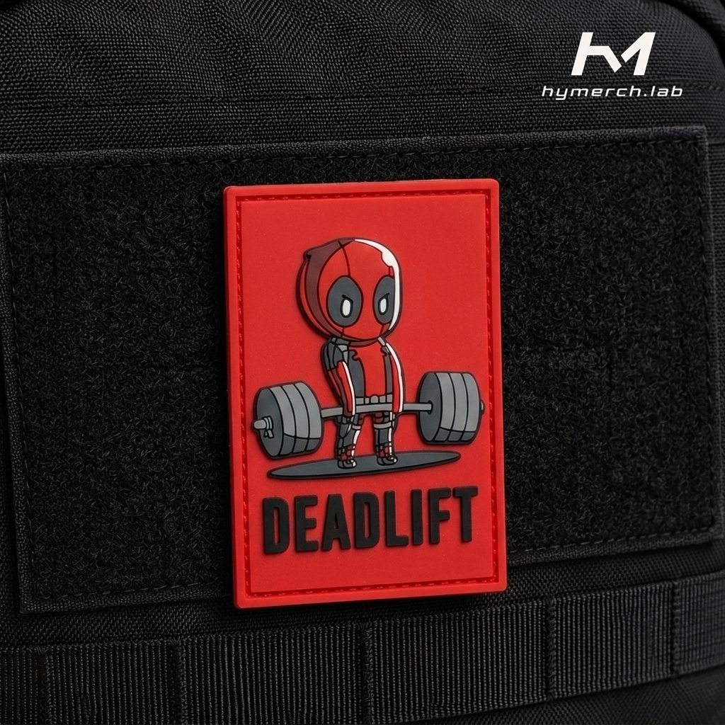Hymerch Patch HYROX GYM Rubber Velcro Premium Deadlift