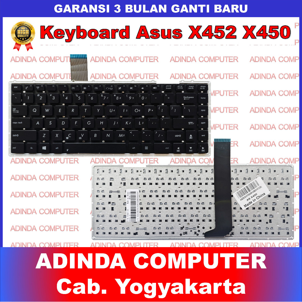 คีย์บอร์ด Asus X450 X450JF X450JN X450L X450LA X452 X452C X452CP