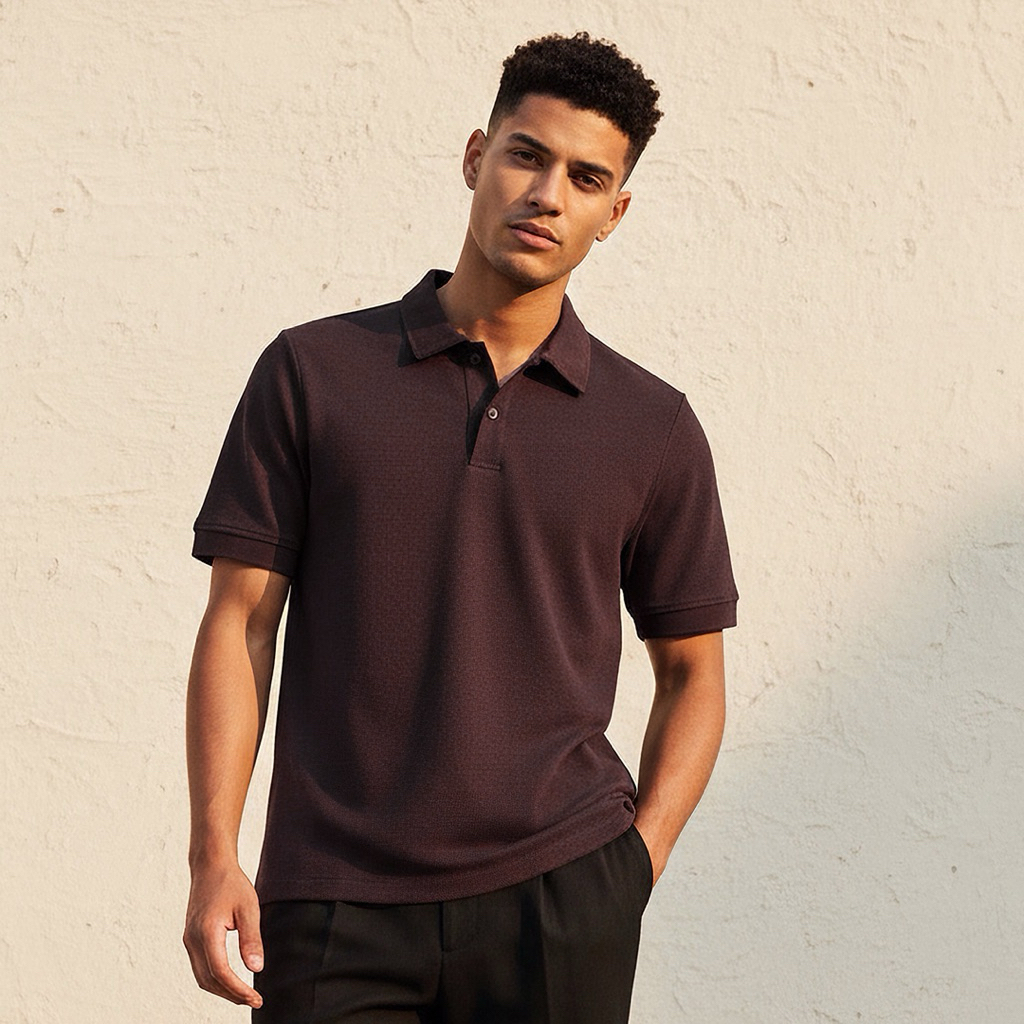 เสื้อยืดแขนสั้นผู้ชาย Pique Polo